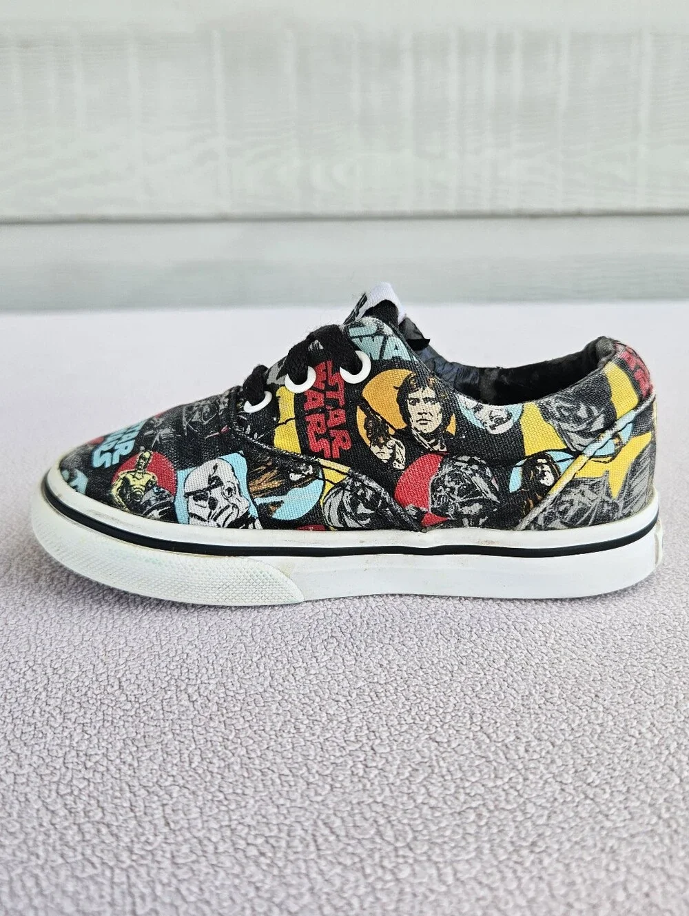 Vans x Star Wars Era Classic Repeat Sneaker SZ 7C Canvas Tie Low Top Han Solo